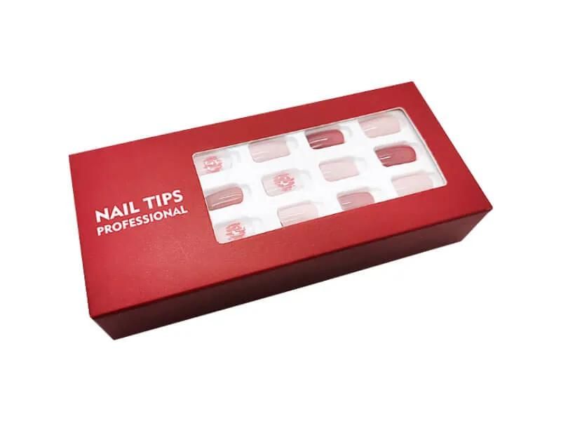 Retail-ready nail packaging box